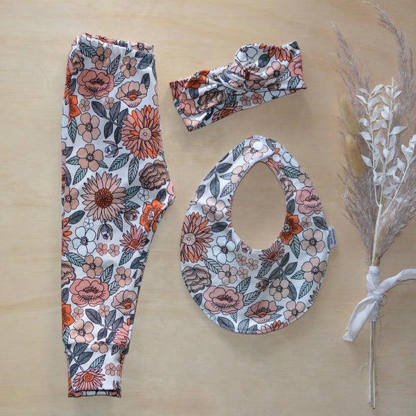 Leggings -  Retro Garden Floral