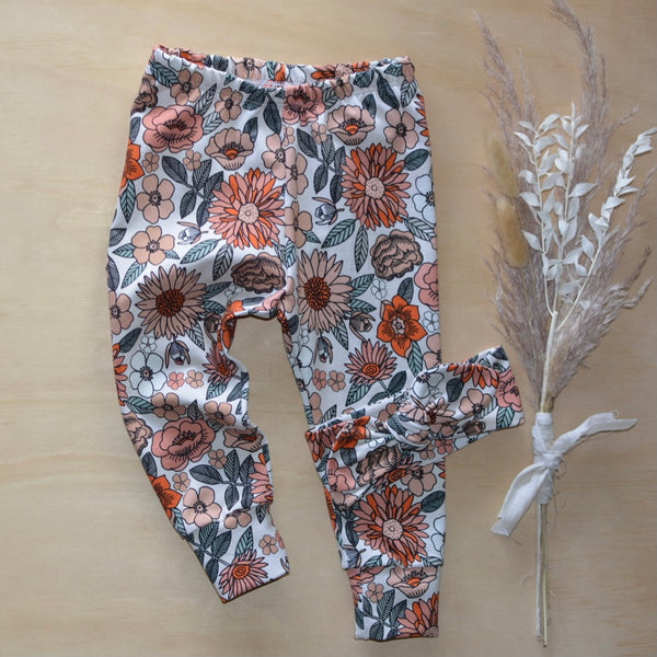 Leggings -  Retro Garden Floral