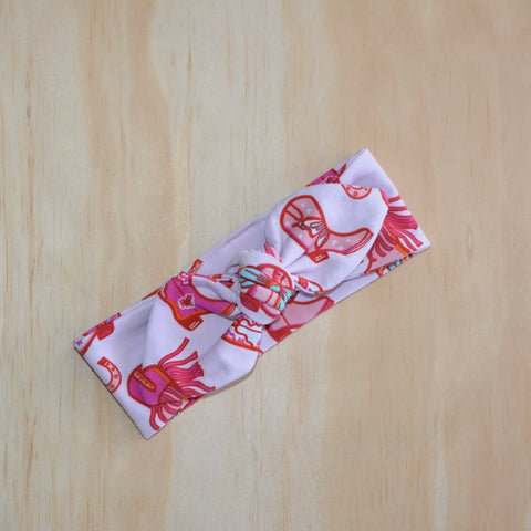 Top Knot Headband - Cowgirl