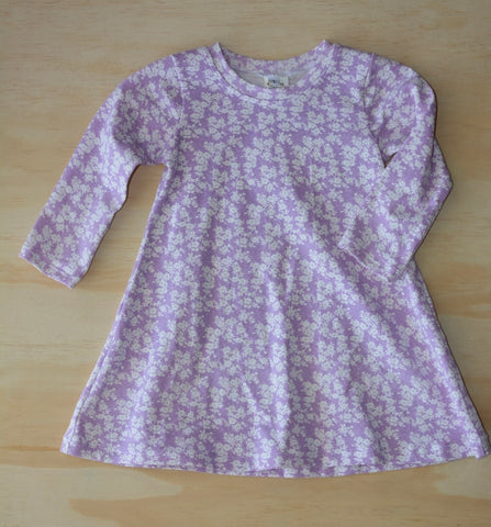 Long sleeve Dress - Purple
