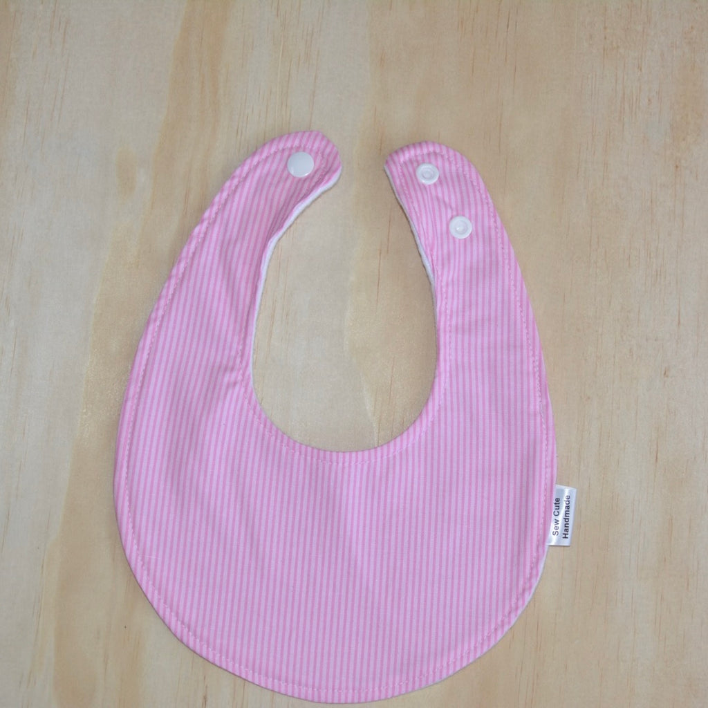 Bib -  Pink Stripe