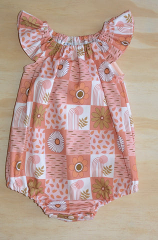 Romper - Pinks and Orange