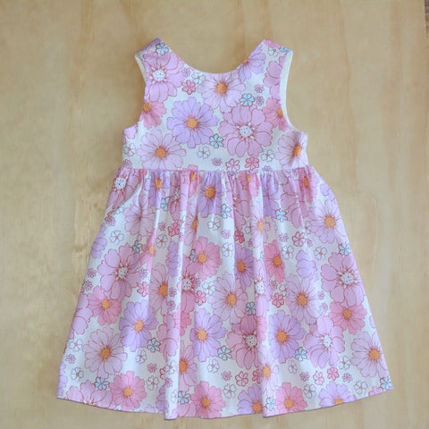 Tea Dress - Summertime Florals Pink