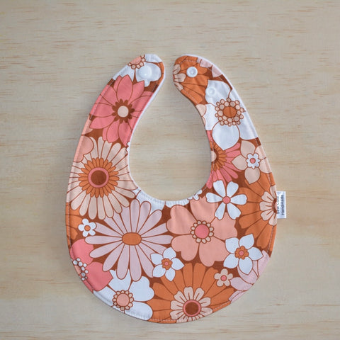 Bib -  Rust Floral