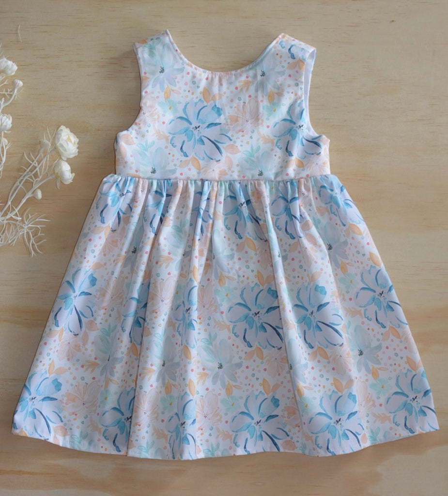 Tea Dress - Watercolor Florals