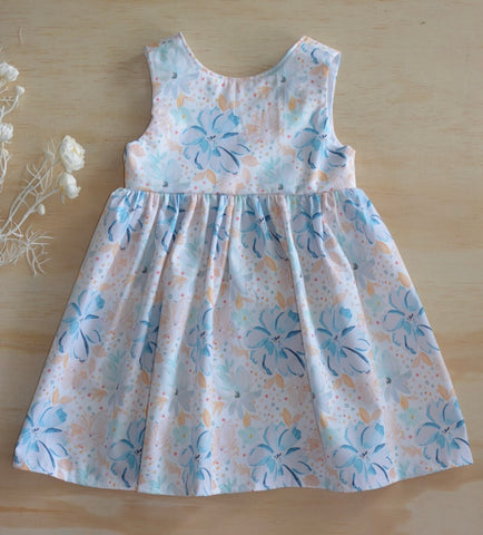 Tea Dress - Watercolor Florals