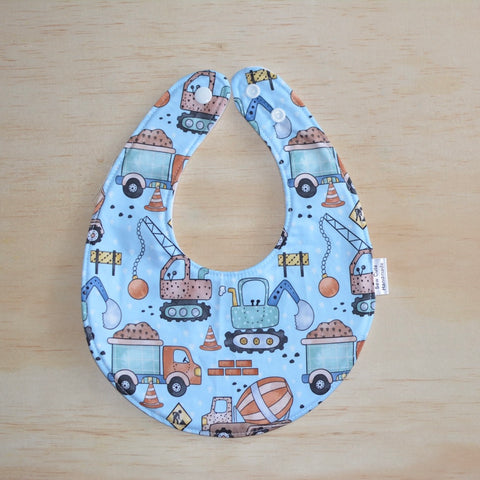 Bib -  Blue construction