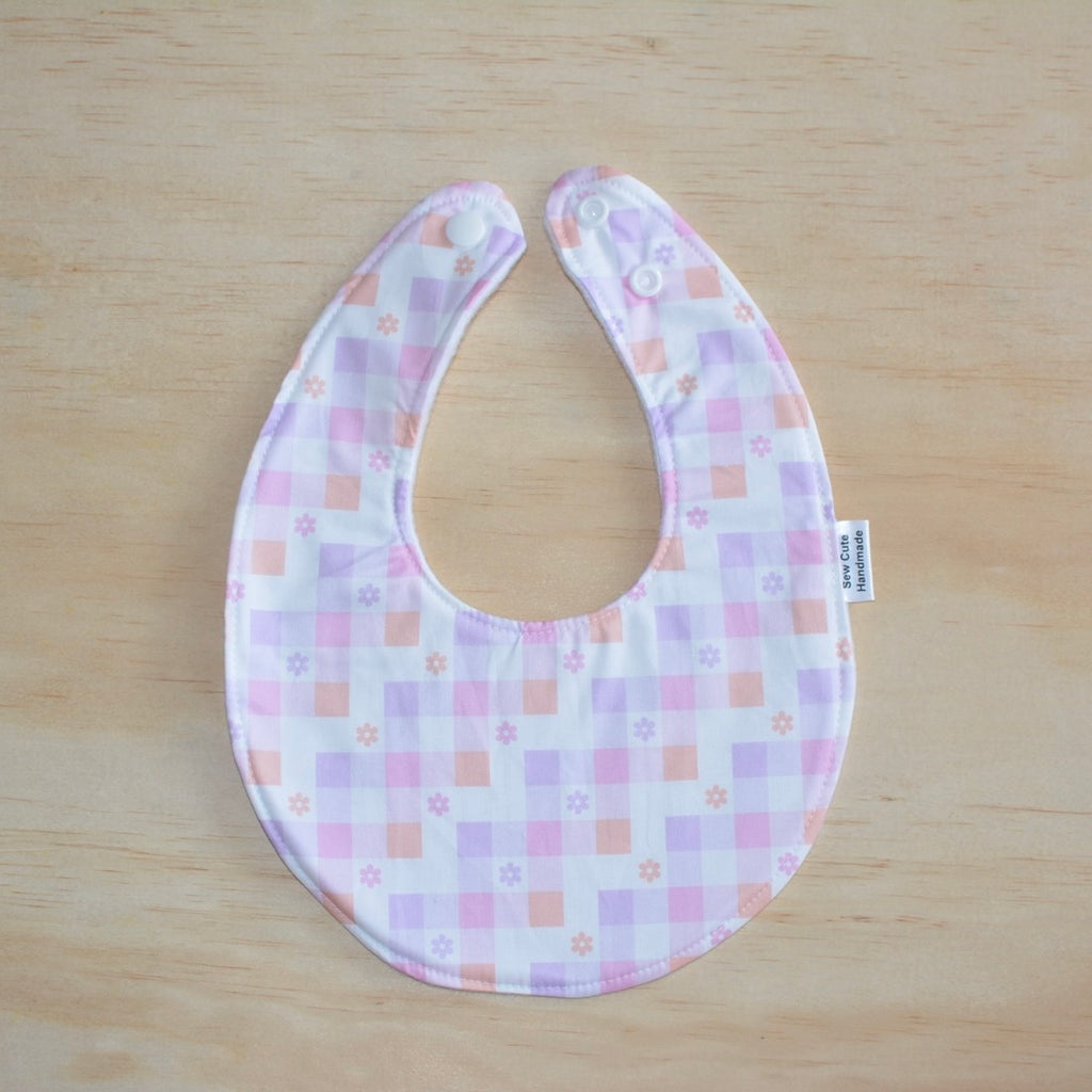 Bib -  Orange & Purple Mini Floral