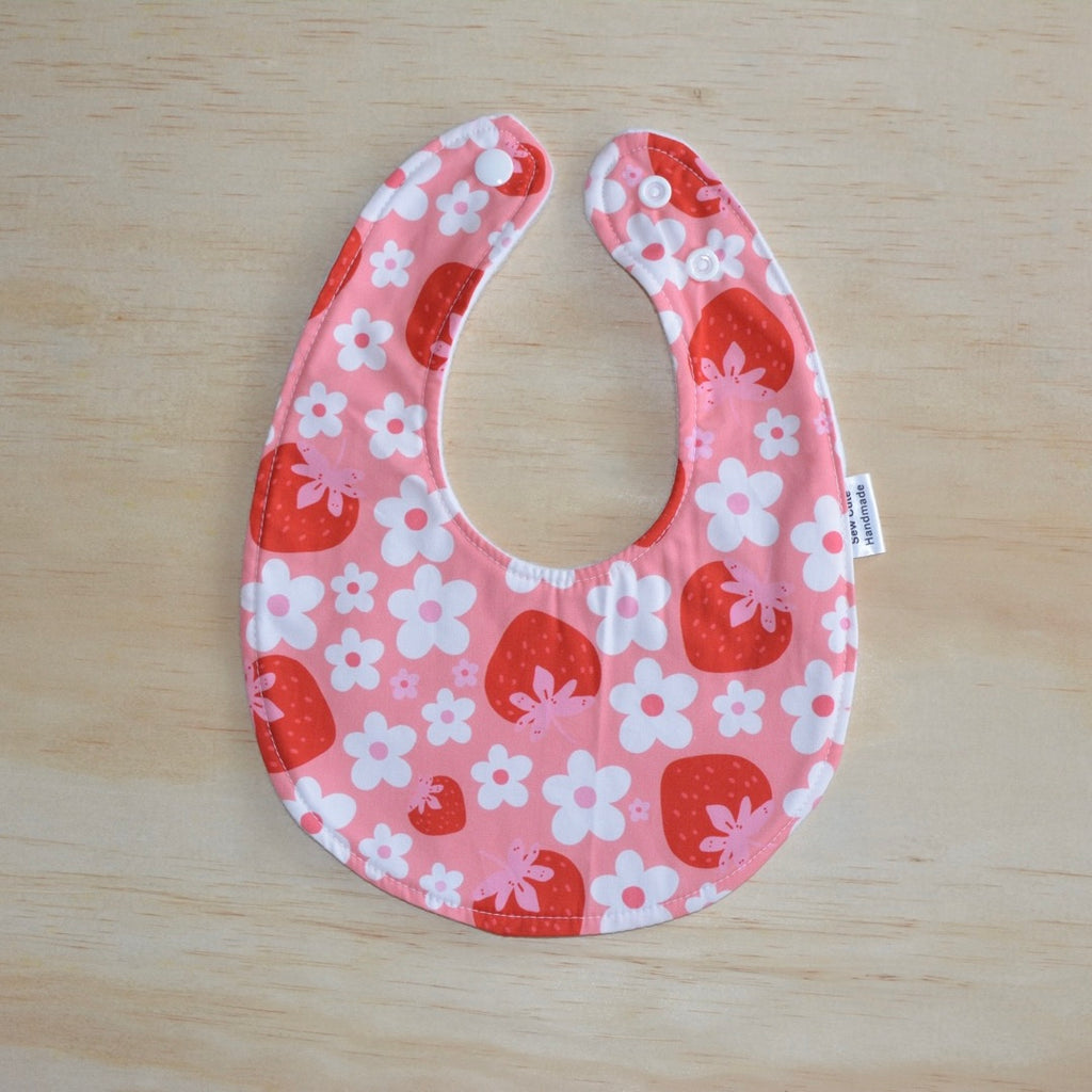 Bib -  Strawberry Floral