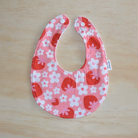 Bib -  Strawberry Floral