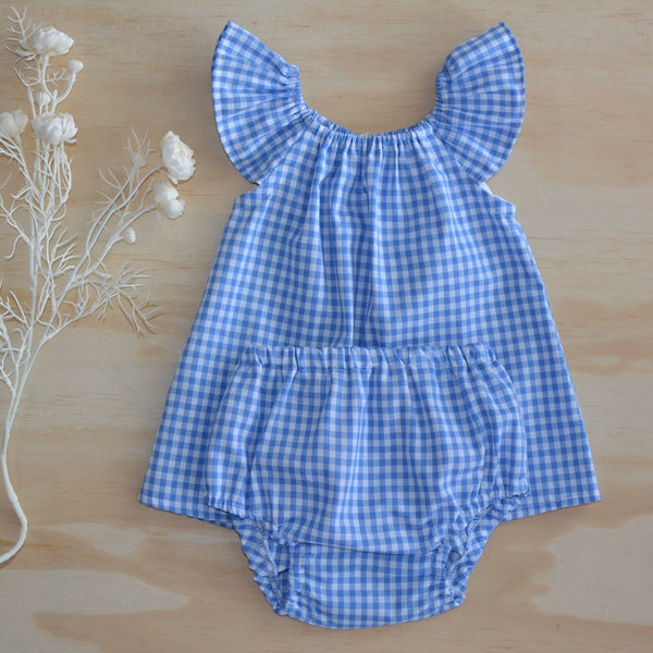 Bloomers - Gingham Blue